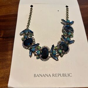 Banana Republic Necklace.. Shades of blue with iridescent accents